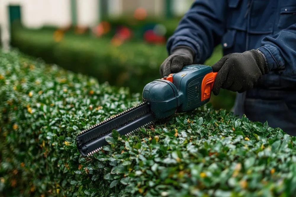 taille de haie près de Lubersac
